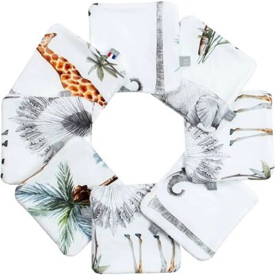 Sevira Kids Lingettes Bambou Jungle - 8 pièces - Lingettes pour bébé - Publicité Sevira Kids Lingettes Bambou Jungle - 8 pièces - Lingettes pour bébé - Publicité