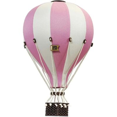 Sevira Kids Globo de aire caliente decorativo hecho a mano - Rosa S - Producto decorativo Sevira Kids Globo de aire caliente decorativo hecho a mano - Rosa S - Producto decorativo