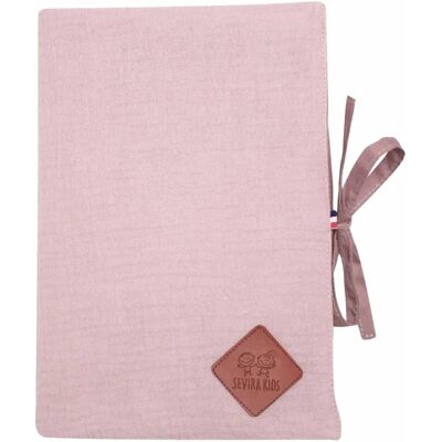 Sevira Kids housse de carnet de santé en gaze de coton - Vieux Rose - Housse de carnet de santé - Publicité Sevira Kids housse de carnet de santé en gaze de coton - Vieux Rose - Housse de carnet de santé - Publicité