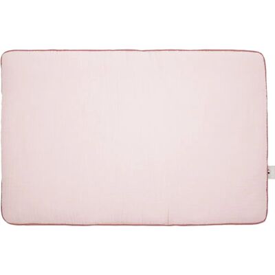 Oreiller Jeanne Rose en gaze de coton Sevira Kids - Enfant 35x40cm - Publicité Oreiller Jeanne Rose en gaze de coton Sevira Kids - Enfant 35x40cm - Publicité