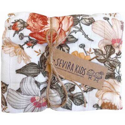Couverture bébé Neo Vintage en viscose de bambou - Sevira Kids - 100x100cm - Publicité Couverture bébé Neo Vintage en viscose de bambou - Sevira Kids - 100x100cm - Publicité