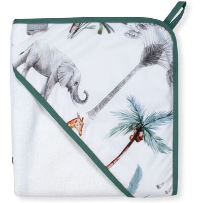 Sevira Kids - Ma première cape de bain en bambou Safari - Bath cape - Publicité Sevira Kids - Ma première cape de bain en bambou Safari - Bath cape - Publicité