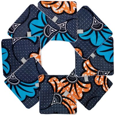 Lingettes en coton réutilisables Sevira Kids Fleurs de Mariage Bleues - Soin bébé & maman - Publicité Lingettes en coton réutilisables Sevira Kids Fleurs de Mariage Bleues - Soin bébé & maman - Publicité