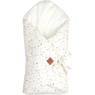 Sevira Kids Arrullo de algodón blanco - Saco y capullo para bebé Sevira Kids Arrullo de algodón blanco - Saco y capullo para bebé