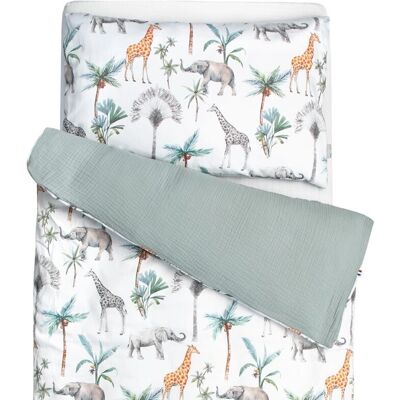 Sevira Kids - Safari - Coton - 90x120 - Parure de lit - Publicité Sevira Kids - Safari - Coton - 90x120 - Parure de lit - Publicité