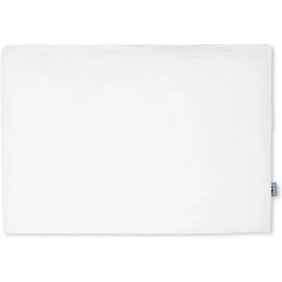 Housse d'oreiller en gaze de coton blanc Sevira Kids - Élégante et Douce - Publicité Housse d'oreiller en gaze de coton blanc Sevira Kids - Élégante et Douce - Publicité