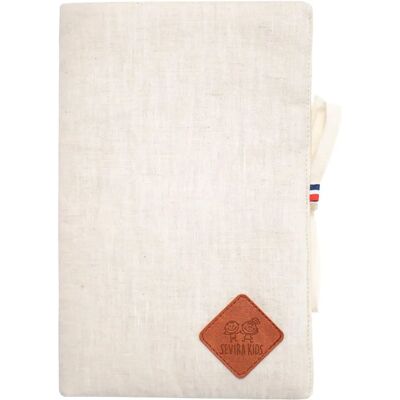 Sevira Kids - Protège Carnet De Santé Lin - Beige - Linen - Health book cover - Publicité Sevira Kids - Protège Carnet De Santé Lin - Beige - Linen - Health book cover - Publicité