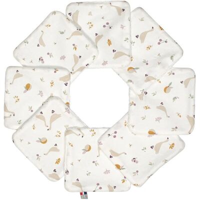Sevira Kids - Sidonia - 8 pièces - 100% coton - lingettes bébé réutilisables - Publicité Sevira Kids - Sidonia - 8 pièces - 100% coton - lingettes bébé réutilisables - Publicité