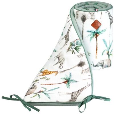 Barrière de lit Safari en gaze de coton pour enfants - Sécurité pour lit - Fabriqué en France - Publicité Barrière de lit Safari en gaze de coton pour enfants - Sécurité pour lit - Fabriqué en France - Publicité