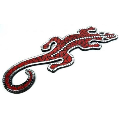 Coco Papaya - Gecko Mural - Rouge - 60cm - Art mural - Publicité Coco Papaya - Gecko Mural - Rouge - 60cm - Art mural - Publicité