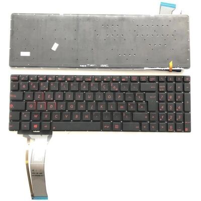 Clavier Asus ROG Français Original pour Gl552v, Gl552vl, Gl552vw, Gl552vx, Gl552vxk - Publicité Clavier Asus ROG Français Original pour Gl552v, Gl552vl, Gl552vw, Gl552vx, Gl552vxk - Publicité