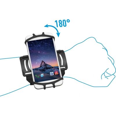 Supporto Smartphone Mobilis 030004 - Nero 5/7" Supporto Smartphone Mobilis 030004 - Nero 5/7"