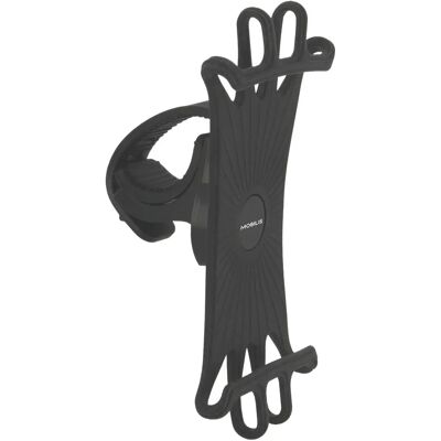 Support Téléphone en Silicone Noir Mobilis 001353 - 4-7 pouces - Publicité Support Téléphone en Silicone Noir Mobilis 001353 - 4-7 pouces - Publicité