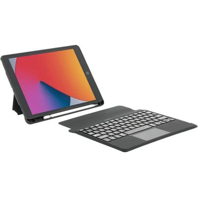 Étui Mobilis pour iPad 10.2" - Noir - Clavier détachable - Publicité Étui Mobilis pour iPad 10.2" - Noir - Clavier détachable - Publicité