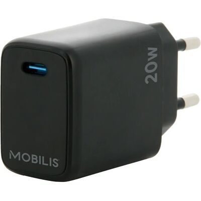 Chargeur mural USB-C Mobilis 001361 20W - Universel - Publicité Chargeur mural USB-C Mobilis 001361 20W - Universel - Publicité