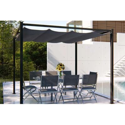 Concept Usine Tusa - Pergolato 3x4m in Poliestere - Tenda da Giardino Concept Usine Tusa - Pergolato 3x4m in Poliestere - Tenda da Giardino