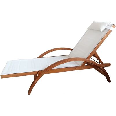 Concept Usine Naari Strandstuhl - Holz-Textilene Sonnenliege Concept Usine Naari Strandstuhl - Holz-Textilene Sonnenliege
