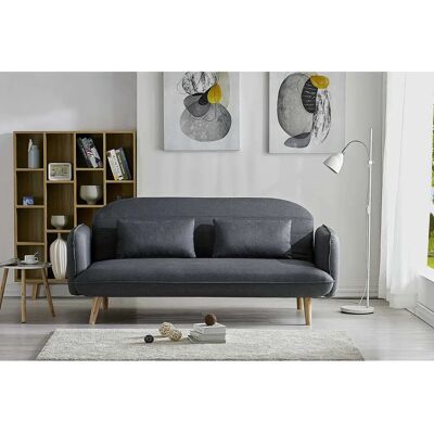 Concept-usine Sofá Convertible Estilo Escandinavo 3 Plazas - Gris Concept-usine Sofá Convertible Estilo Escandinavo 3 Plazas - Gris