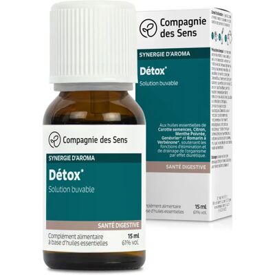 La Compagnie des Sens Détox - Huile Essentielle Buvable 15ml - Soutien Détox - Publicité La Compagnie des Sens Détox - Huile Essentielle Buvable 15ml - Soutien Détox - Publicité