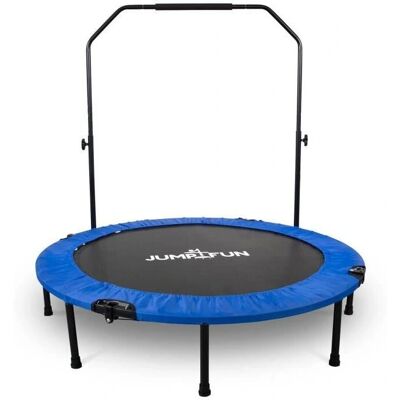 Mini Trampoline Jump4fun - Ø122cm - Bleu - Fitness - Publicité Mini Trampoline Jump4fun - Ø122cm - Bleu - Fitness - Publicité