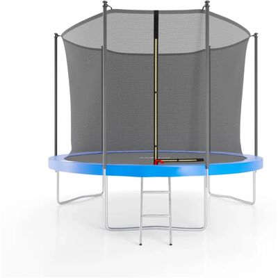 Trampoline Jump4fun ø 305 cm avec Filet de Sécurité & Échelle - Enfants 3+ - Publicité Trampoline Jump4fun ø 305 cm avec Filet de Sécurité & Échelle - Enfants 3+ - Publicité
