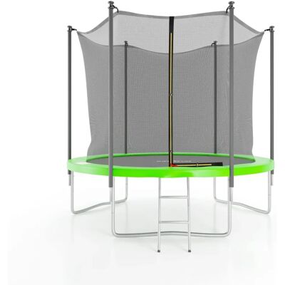 Jump4fun - Trampoline de 8FT avec filet de sécurité - Certifié CE - Publicité Jump4fun - Trampoline de 8FT avec filet de sécurité - Certifié CE - Publicité