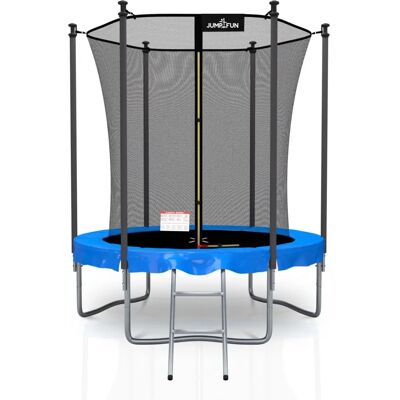 Trampoline Jump4fun ø185 cm avec Tapis Réversible - Sécurité CE - Publicité Trampoline Jump4fun ø185 cm avec Tapis Réversible - Sécurité CE - Publicité