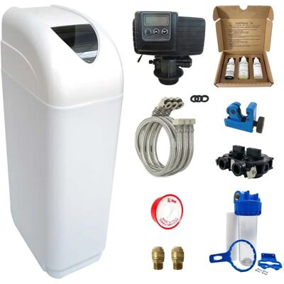 Adoucisseur d'eau Fleck 5600 SXT - 14L de résine - Vanne électronique - Publicité Adoucisseur d'eau Fleck 5600 SXT - 14L de résine - Vanne électronique - Publicité