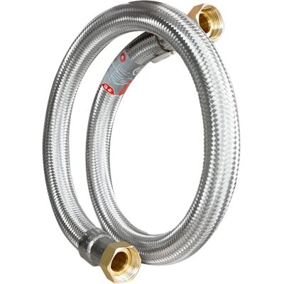 ISOFLEX Tuyau en Acier Inox 24mm - 50cm - 10 bar - Publicité ISOFLEX Tuyau en Acier Inox 24mm - 50cm - 10 bar - Publicité