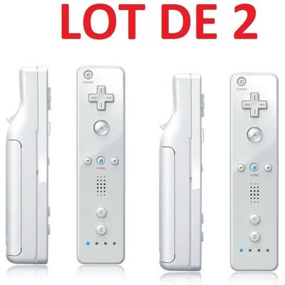 Manette Nintendo Blanche pour Wii & Wii U - Motion Plus & Nunchuk - Publicité Manette Nintendo Blanche pour Wii & Wii U - Motion Plus & Nunchuk - Publicité