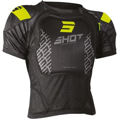 Chemise de Protection Shot Noir Jaune 2XL - Équipement Moto - Publicité Chemise de Protection Shot Noir Jaune 2XL - Équipement Moto - Publicité