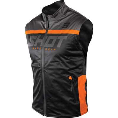 Gilet Motocross Shot Lite 2.0 - Nero Arancione - XL Gilet Motocross Shot Lite 2.0 - Nero Arancione - XL