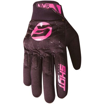 Gants enduro Shot Drift Spider rose Taille 13 - Publicité Gants enduro Shot Drift Spider rose Taille 13 - Publicité