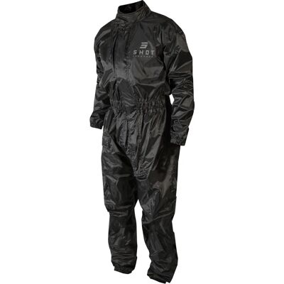 Tuta da pioggia per moto Shot 2.0 impermeabile - Nera Tuta da pioggia per moto Shot 2.0 impermeabile - Nera