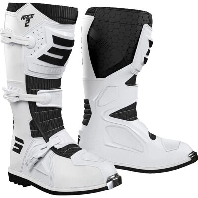 Bottes de Motocross Shot Race 2 - Protection EN13634 - Publicité Bottes de Motocross Shot Race 2 - Protection EN13634 - Publicité