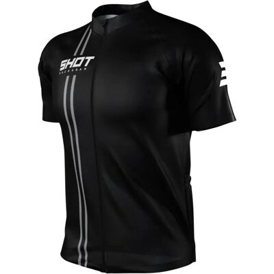 Shot RACE GEAR XL Schwarzes Radsport-T-Shirt Shot RACE GEAR XL Schwarzes Radsport-T-Shirt