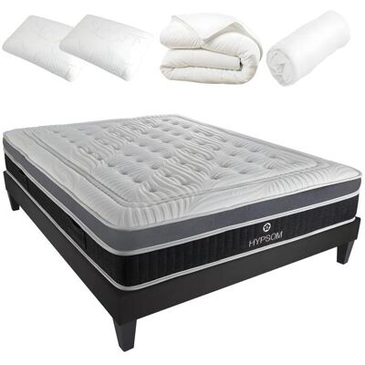 Ensemble Matelas Mémoire de Forme Élégance - 160x200cm - Publicité Ensemble Matelas Mémoire de Forme Élégance - 160x200cm - Publicité