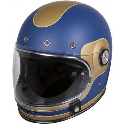 Casco Vintage Stormer Blu-Oro - Casco Casco Vintage Stormer Blu-Oro - Casco