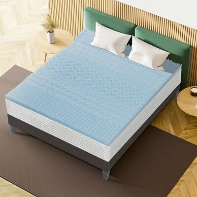 Olympe - Gel Refresh 160x200 cm - Matelas - Bleu - Taille unique - Publicité Olympe - Gel Refresh 160x200 cm - Matelas - Bleu - Taille unique - Publicité