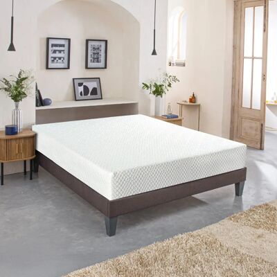 Matelas à mémoire de forme BELLECOUR ABSOLU 160x200 - 2 Places - Français - Publicité Matelas à mémoire de forme BELLECOUR ABSOLU 160x200 - 2 Places - Français - Publicité