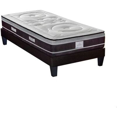 Ensemble Matelas et Sommier Hypsom Divin - Ressorts ensachés, Mousse à mémoire, 28cm - Publicité Ensemble Matelas et Sommier Hypsom Divin - Ressorts ensachés, Mousse à mémoire, 28cm - Publicité