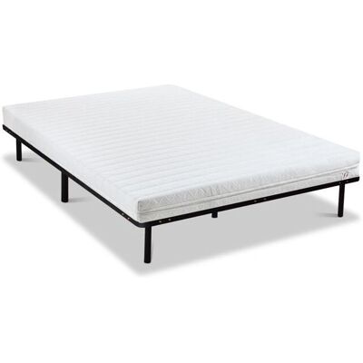Ensemble Matelas et Sommier Egio Latex - Blanc - Publicité Ensemble Matelas et Sommier Egio Latex - Blanc - Publicité