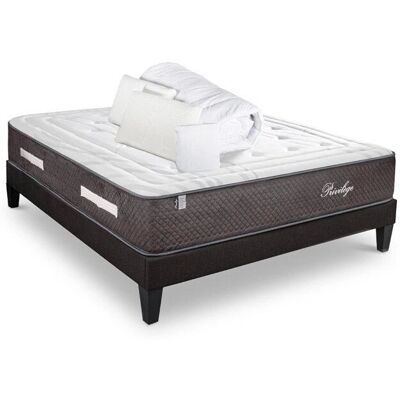 Ensemble Matelas Privilege 160x200cm avec Mémoire, Ressorts et Accessoires - Publicité Ensemble Matelas Privilege 160x200cm avec Mémoire, Ressorts et Accessoires - Publicité