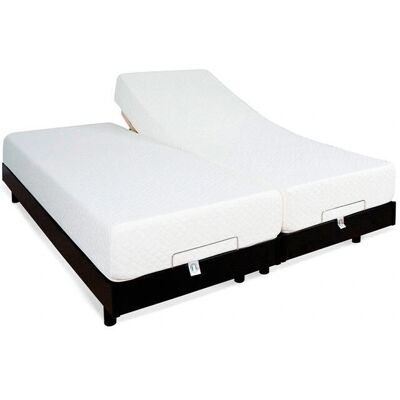 BELLECOUR LITERIE Ensemble de Lit Électrique - 2x90x200 cm, Matelas Mémoire de Forme - Publicité BELLECOUR LITERIE Ensemble de Lit Électrique - 2x90x200 cm, Matelas Mémoire de Forme - Publicité