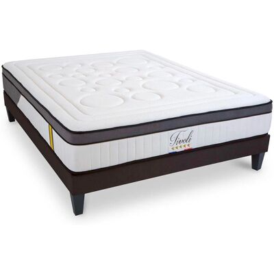 Ensemble Matelas et Sommier Tivoli 160x200cm Bellecour - Publicité Ensemble Matelas et Sommier Tivoli 160x200cm Bellecour - Publicité