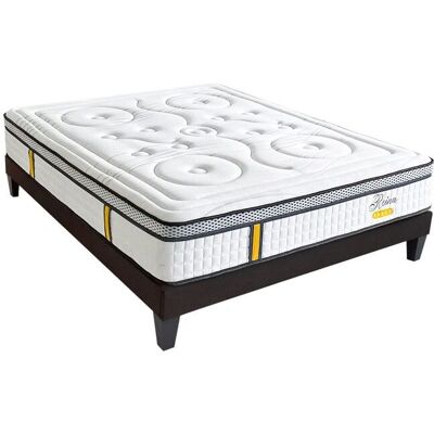 Bellecour Reina 180x200cm - Matelas Ressorts & Sommier bois - Publicité Bellecour Reina 180x200cm - Matelas Ressorts & Sommier bois - Publicité
