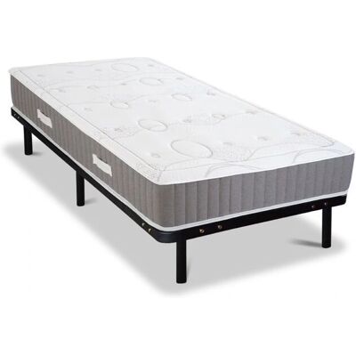 Olympe Modèle INTUITION 90x190 cm - Matelas à Mémoire de Forme & Sommier en Métal - Publicité Olympe Modèle INTUITION 90x190 cm - Matelas à Mémoire de Forme & Sommier en Métal - Publicité