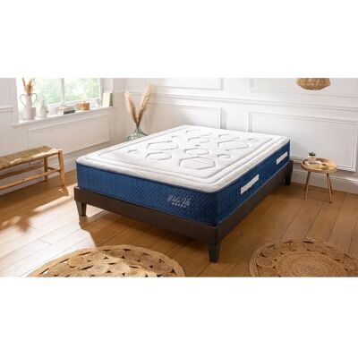 Ensemble Lit Dolce Vita de Maison Aubertin - Blanc 140x200cm - Matelas & Sommier - Publicité Ensemble Lit Dolce Vita de Maison Aubertin - Blanc 140x200cm - Matelas & Sommier - Publicité