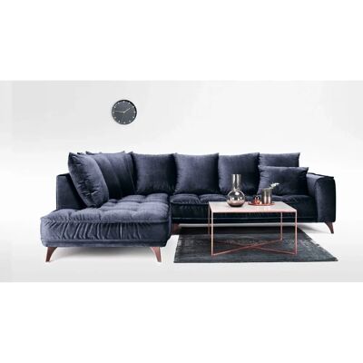 Maison Aubertin FR83915 - Bleu - 4 places - tissu Altamo - Sofa - Publicité Maison Aubertin FR83915 - Bleu - 4 places - tissu Altamo - Sofa - Publicité