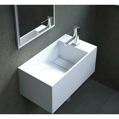Ambra - Rhéa - 50 cm - Blanco mate - Lavabo Ambra - Rhéa - 50 cm - Blanco mate - Lavabo